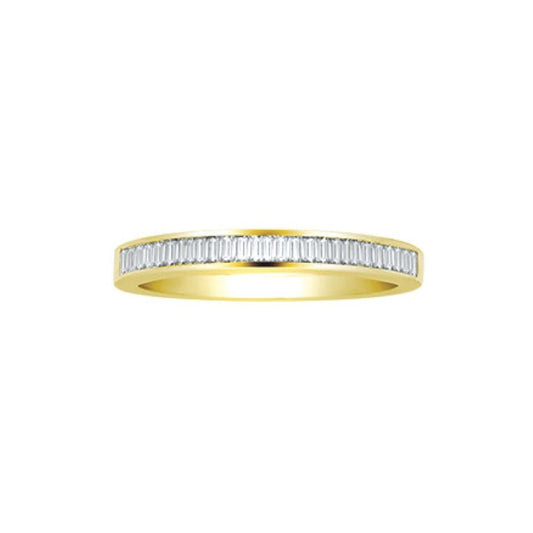 18ct Gold  0.25ct Diamond Dainty Band Eternity Ring 3mm - 18R895-025