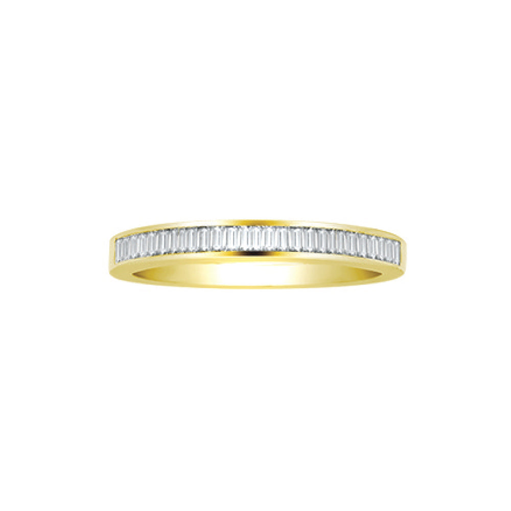 18ct Gold  0.25ct Diamond Dainty Band Eternity Ring 3mm - 18R895-025