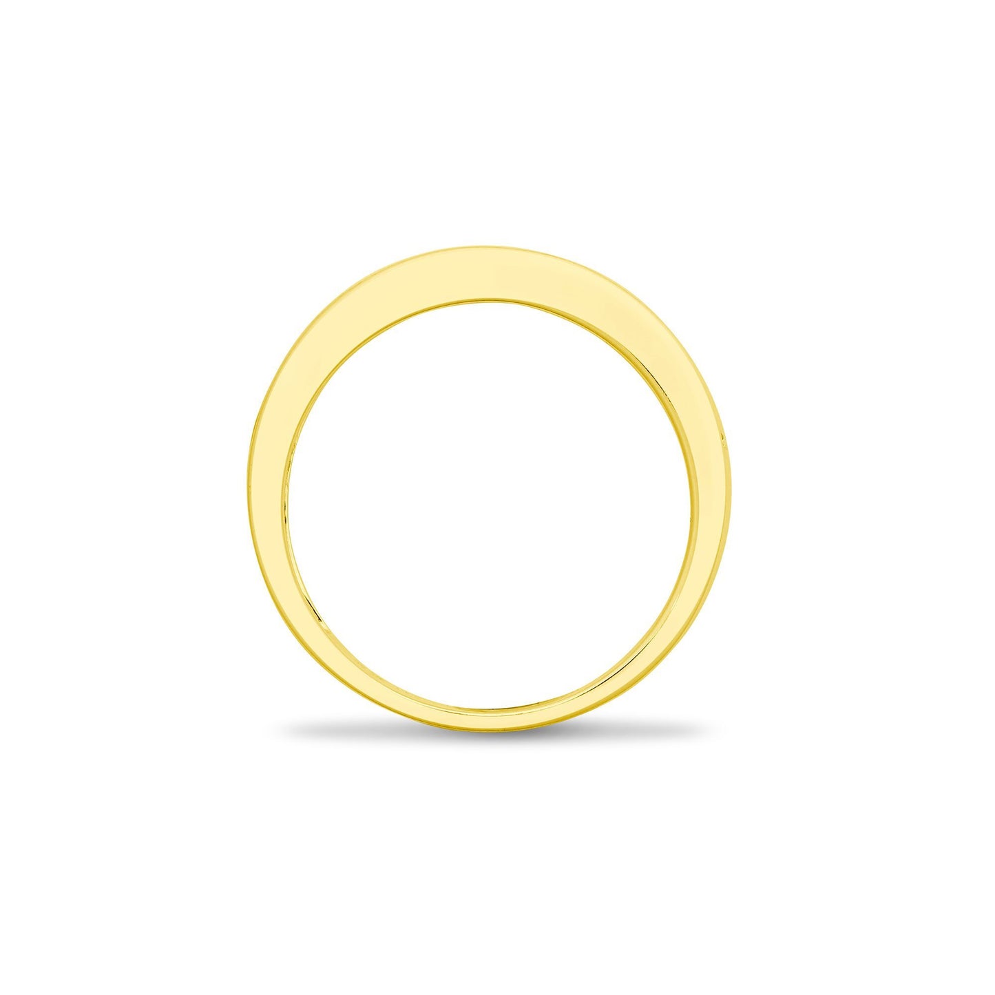 18ct Gold  0.5ct Diamond Dainty Band Eternity Ring - 18R895-050