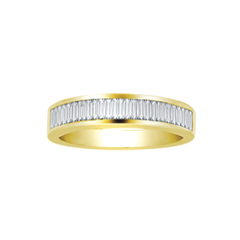 18ct Gold  1ct Diamond Dainty Band Eternity Ring 5mm - 18R895-100