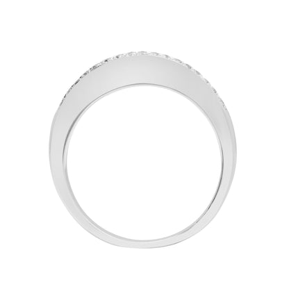 18ct White Gold  0.94ct Diamond Theatre Stage Eternity Ring 6.5mm - 18R915