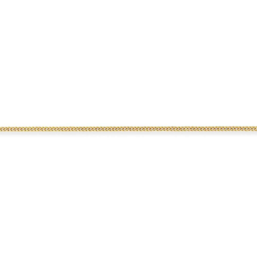 18ct Gold  Curb Pendant Chain Necklace - 1.75mm gauge - CBNR02025E