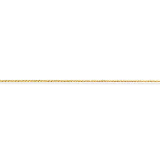 9ct Gold  Classic Curb Pendant Chain Necklace - 1.1mm gauge - CNNR02025A