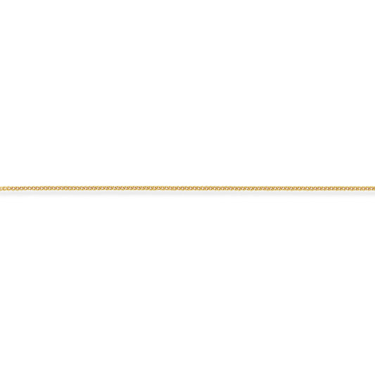 9ct Gold  Classic Curb Pendant Chain Necklace - 1.2mm gauge - CNNR02025B