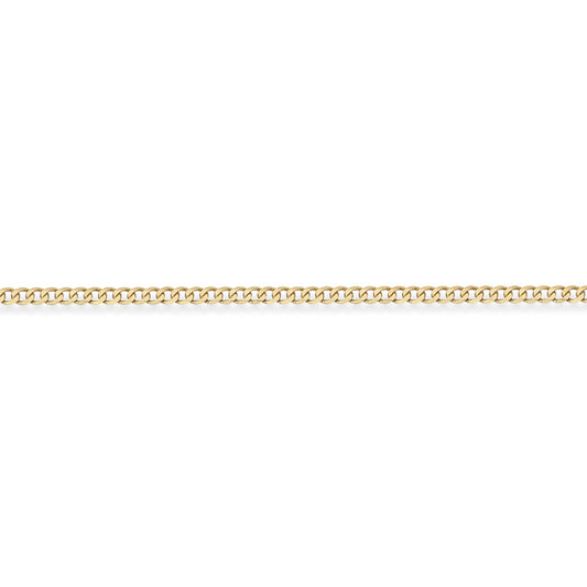 9ct Gold  Quality Curb Pendant Chain Necklace - 2.1mm gauge - CNNR02026C