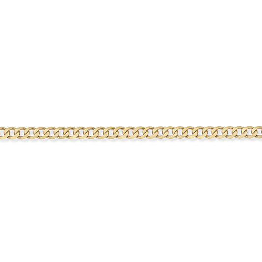 9ct Gold  Quality Curb Pendant Chain Necklace - 4.3mm gauge - CNNR02026D