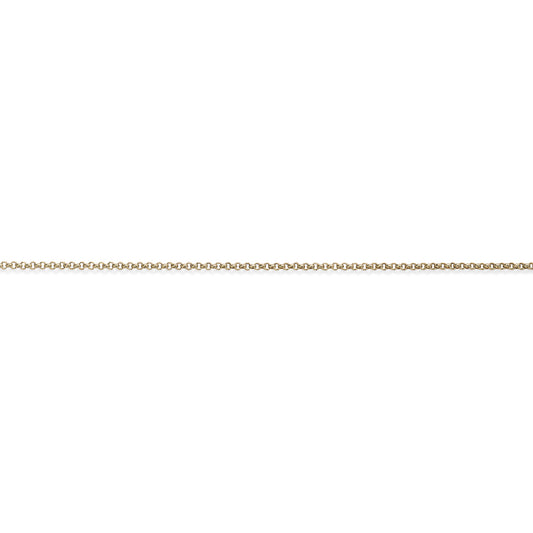 9ct Gold  Round Belcher Pendant Chain Necklace - 2.1mm - CNNR02531