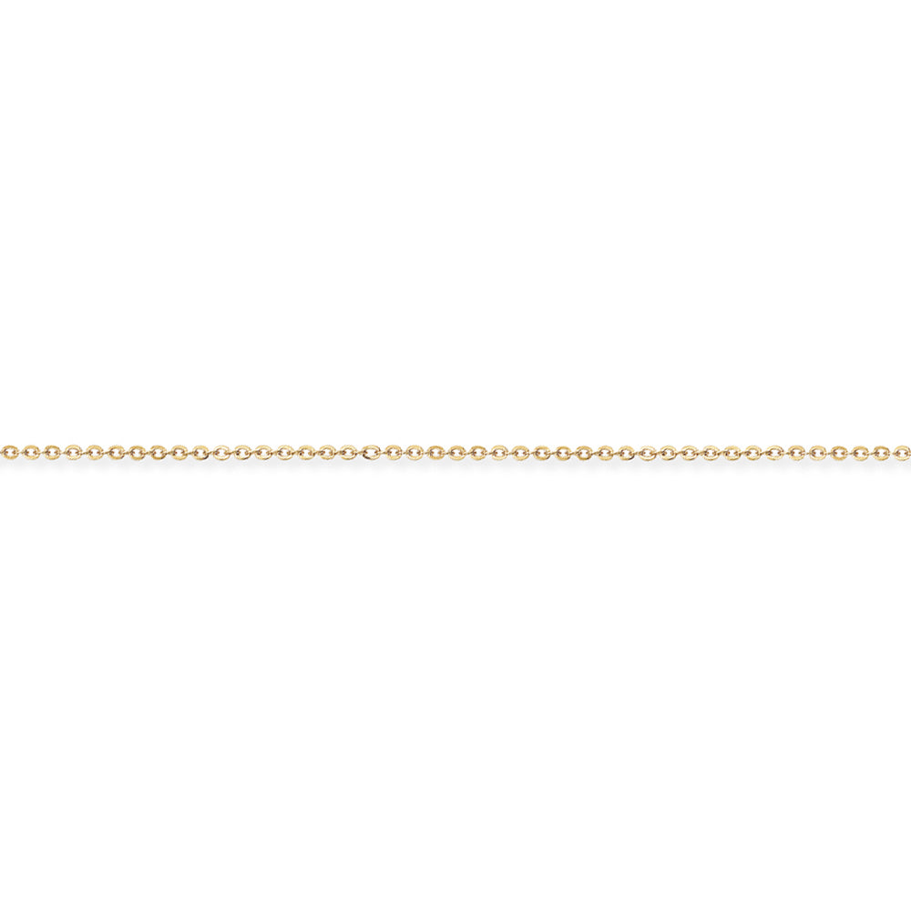 9ct Gold  Fine Trace - Pendant Chain Necklace - 1.05mm - CNNR02911