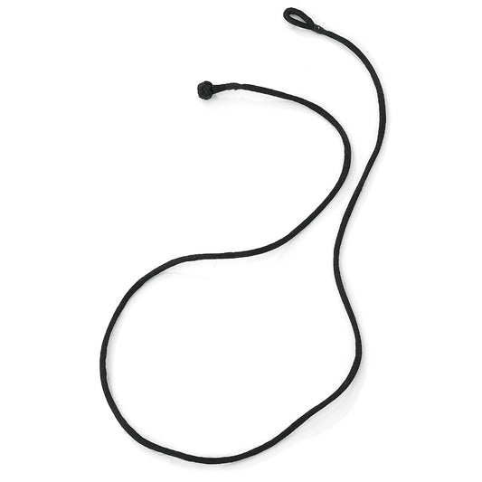 Black String Cord  Pendant Carrier Necklace - CNNR02785