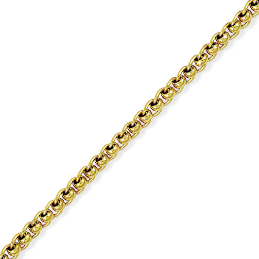 9ct Gold  - Roller Ball Link Bracelet - Ball Link - BRNR02817-07