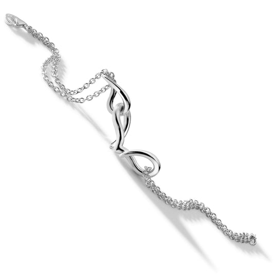 Sterling Silver  - Bracelet - 7.25" 18cm - CSNR02028