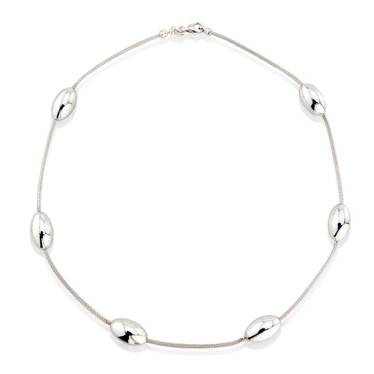 Sterling Silver  - Bead Neckpiece - Chain - CSNR02077