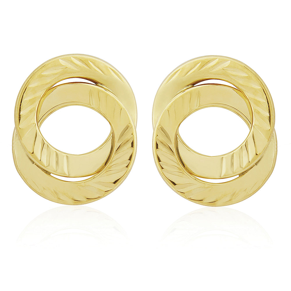 9ct Gold  Fancy Stud Earrings - ERNR02895