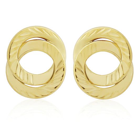 9ct Gold  Fancy Stud Earrings - ERNR02895