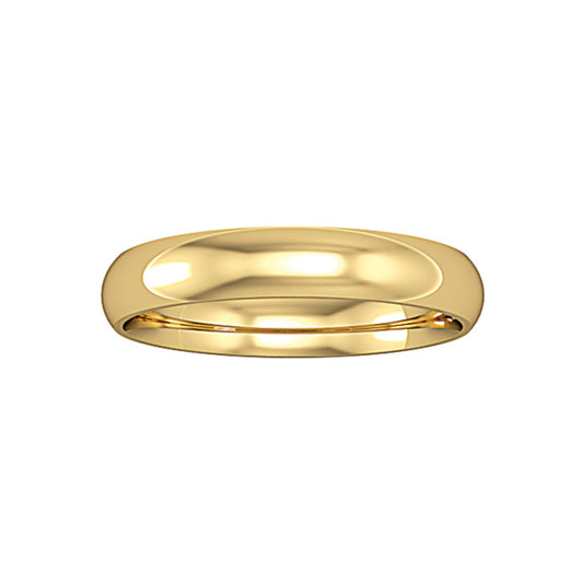18ct Gold  Comfort Court Band Wedding Ring 3.5mm - RNR02290003