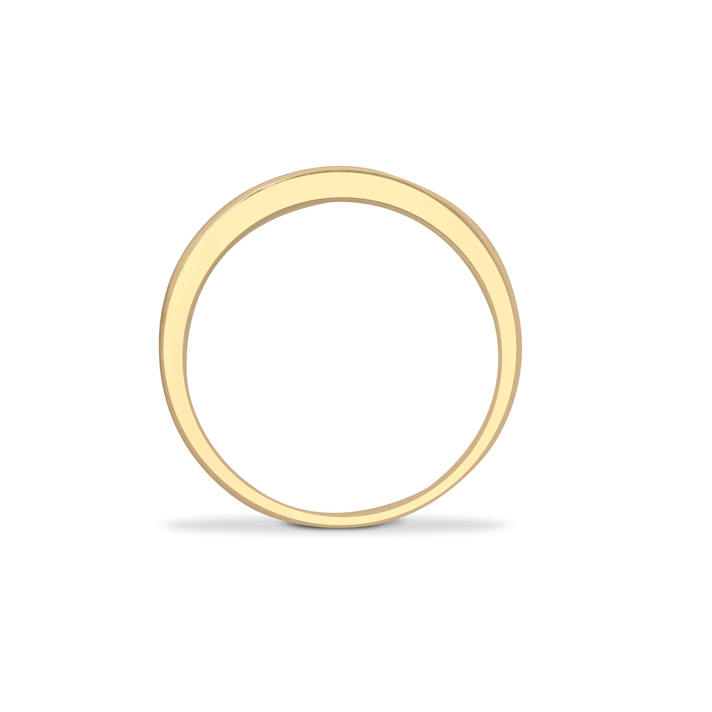 9ct Gold  0.1ct Diamond Dainty Band Eternity Ring 2.5mm - 9R024
