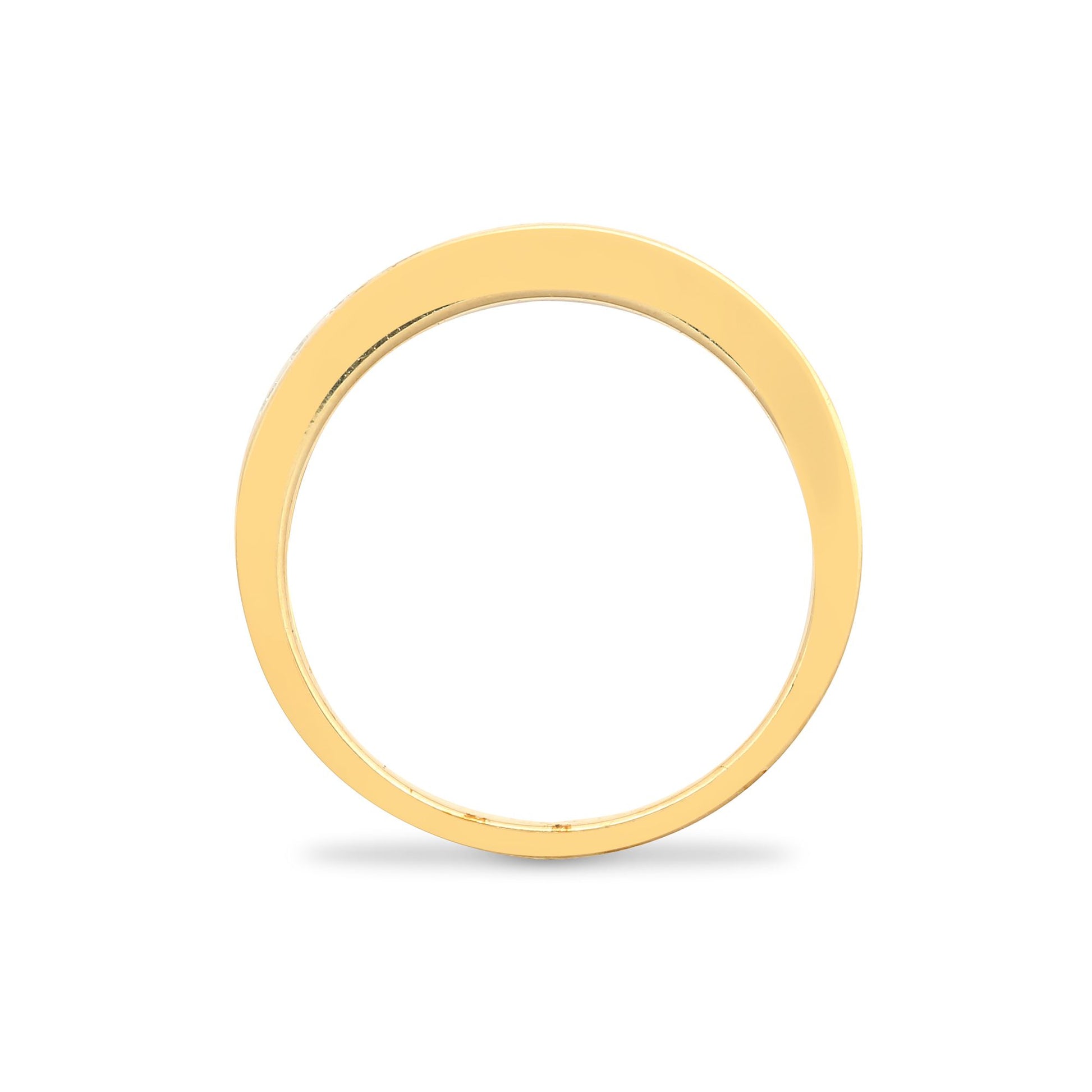 9ct Gold  0.35ct Diamond Dainty Band Eternity Ring 3.5mm - 9R029