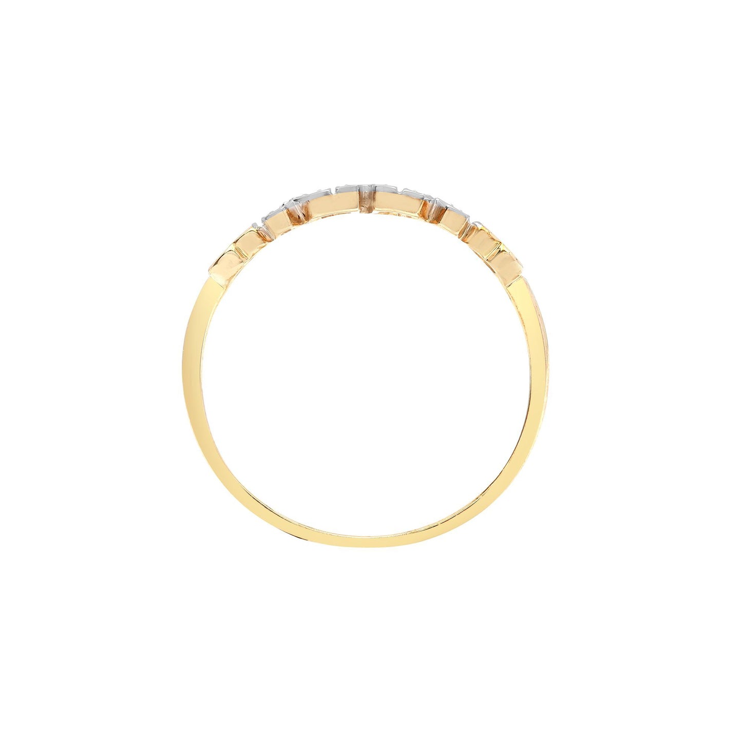 9ct Gold  0.02ct Diamond MUM Identity Ring 4.5mm - 9R535