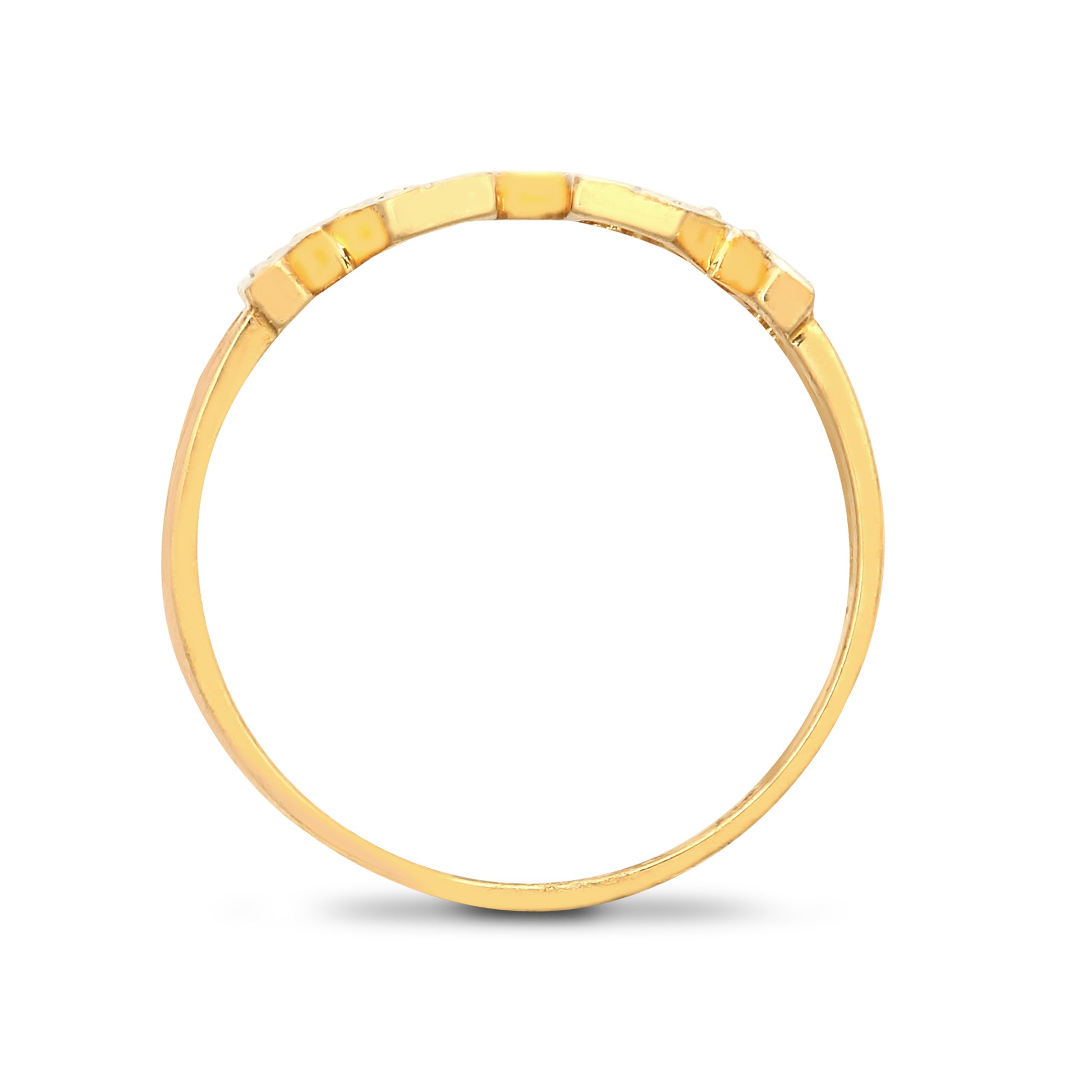 9ct Gold  0.02ct Diamond MUM Identity Ring 5mm - 9R536