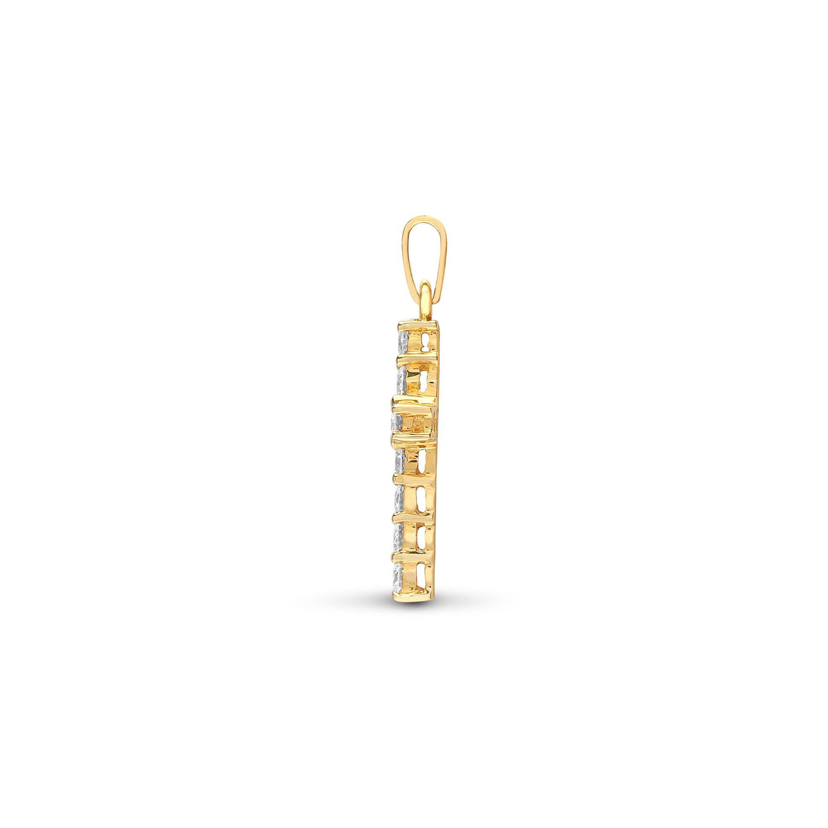 9ct Gold  0.50CT Diamond Eternity Cross Pendant - 9X022