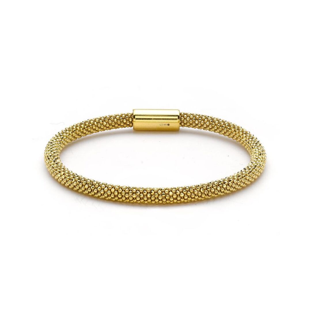 Sterling Silver  Magnet Popcorn Bracelet - ABB026B