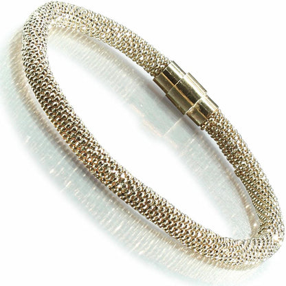 Sterling Silver  Magnet Popcorn Bracelet - ABB026B