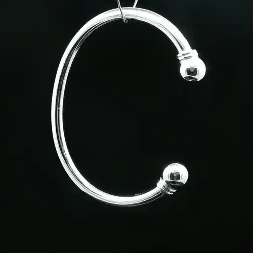 Sterling Silver  Torque Ladies Bangle Bracelet 5mm - ABG018