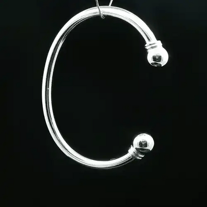 Sterling Silver  Torque Ladies Bangle Bracelet 5mm - ABG018