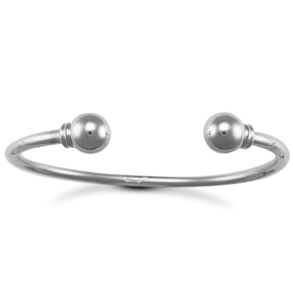 Sterling Silver  Torque Ladies Bangle Bracelet 3.5mm - ABG019