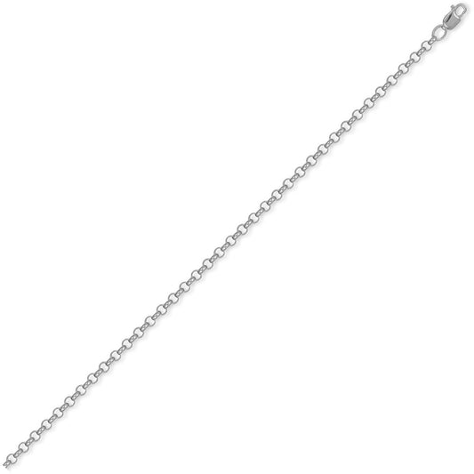 Sterling Silver  3.5mm Gauge Belcher Chain - ACN002C