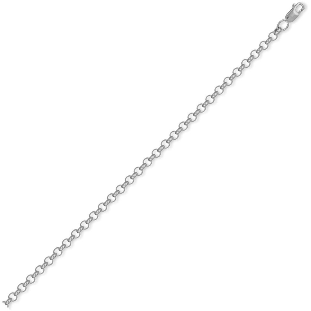 Sterling Silver  4mm Gauge Belcher Chain - ACN002D