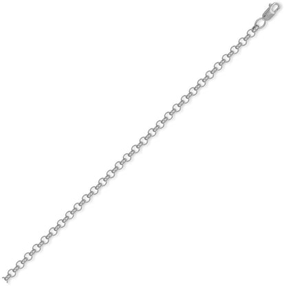 Sterling Silver  4mm Gauge Belcher Chain - ACN002D