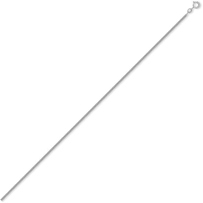 Sterling Silver  2.2mm Gauge pendant Curb Chain - ACN003C