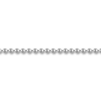 Sterling Silver  2mm Gauge Bead Chain Bead Chain - ACN005A