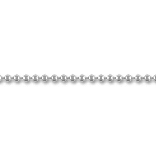 Sterling Silver  2mm Gauge Bead Chain Bead Chain - ACN005A