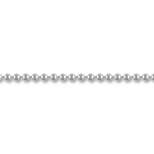 Sterling Silver  2mm Gauge Bead Chain Bead Chain - ACN005A