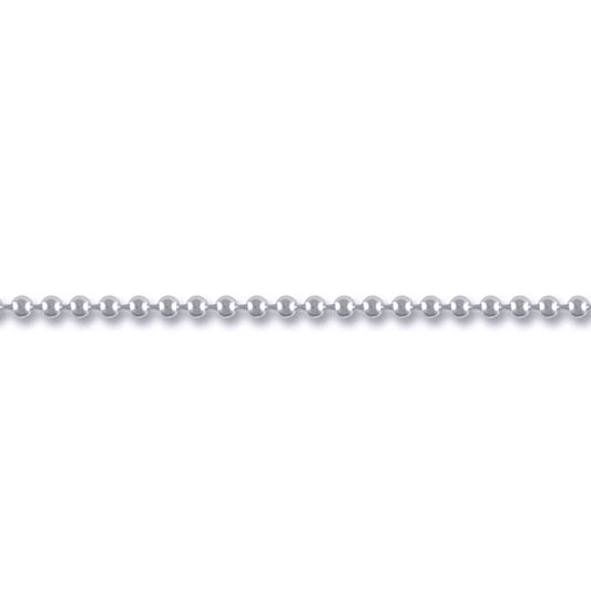 Sterling Silver  2.5mm Gauge Bead Chain Bead Chain Necklace - ACN005B