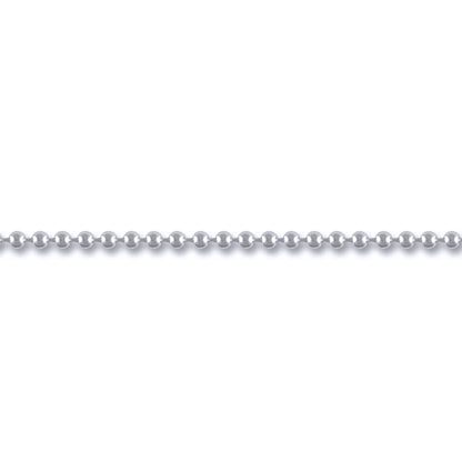 Sterling Silver  2.5mm Gauge Bead Chain Bead Chain Necklace - ACN005B