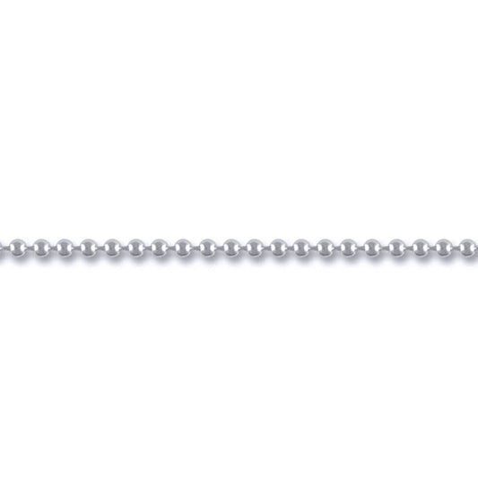 Sterling Silver  2.5mm Gauge Bead Chain Bead Chain Necklace - ACN005B