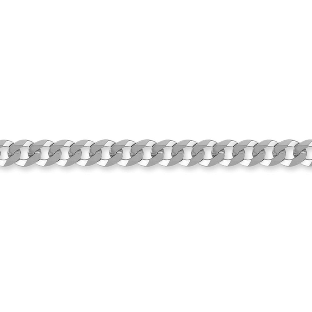 Sterling Silver  6mm Gauge Curb Chain - ACN006D