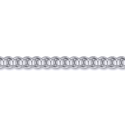 Sterling Silver  7mm Rollerball Bracelet 8.5 inch 21cm - ACN008B