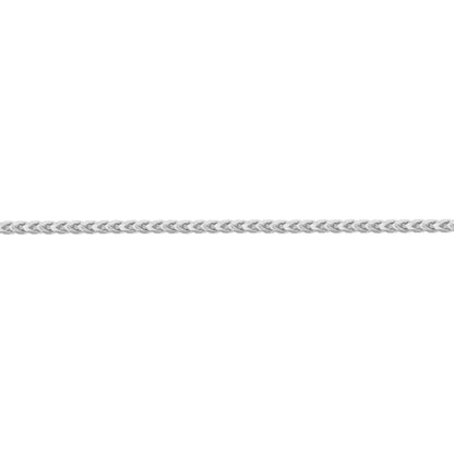 Sterling Silver  Square 3D Curb Franco 2.5mm Chain Necklace - ACN022A