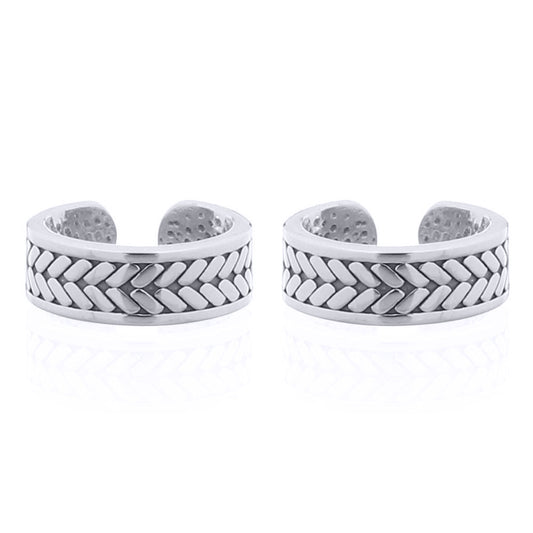 Silver  Wheat Sheaf Olive Brand Clip-on Helix Cuff Earrings - AEC012