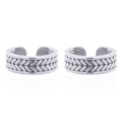 Silver  Wheat Sheaf Olive Brand Slip-on Helix Cuff Earrings - AEC012