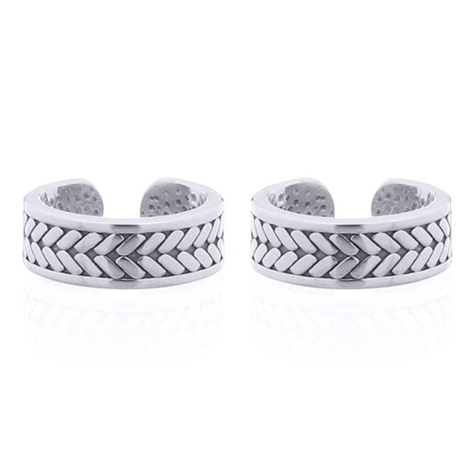 Silver  Wheat Sheaf Olive Brand Slip-on Helix Cuff Earrings - AEC012