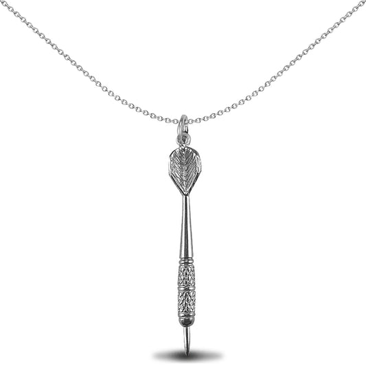 Sterling Silver  Dart Charm - 18 inch Chain - APD022
