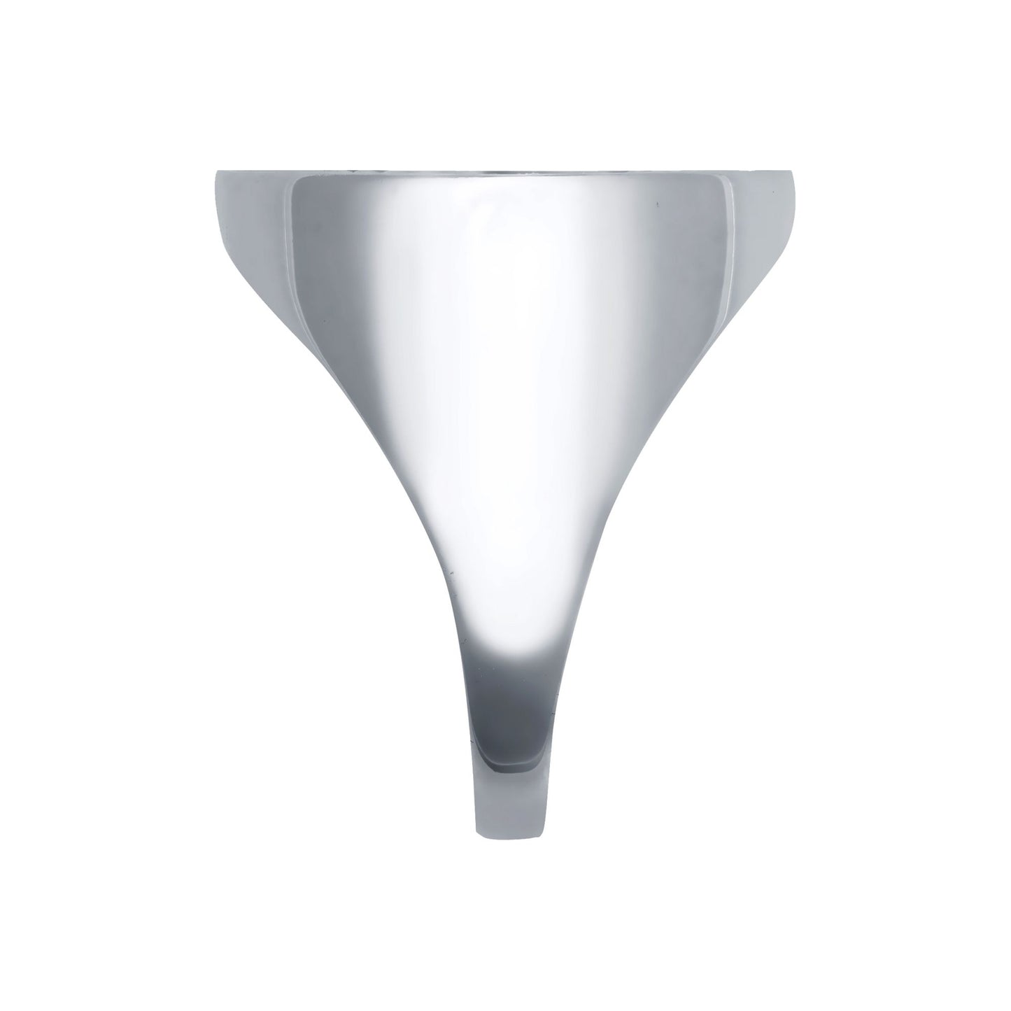 Silver  Domed Polished Full Sovereign Mount Ring - ARN112-F