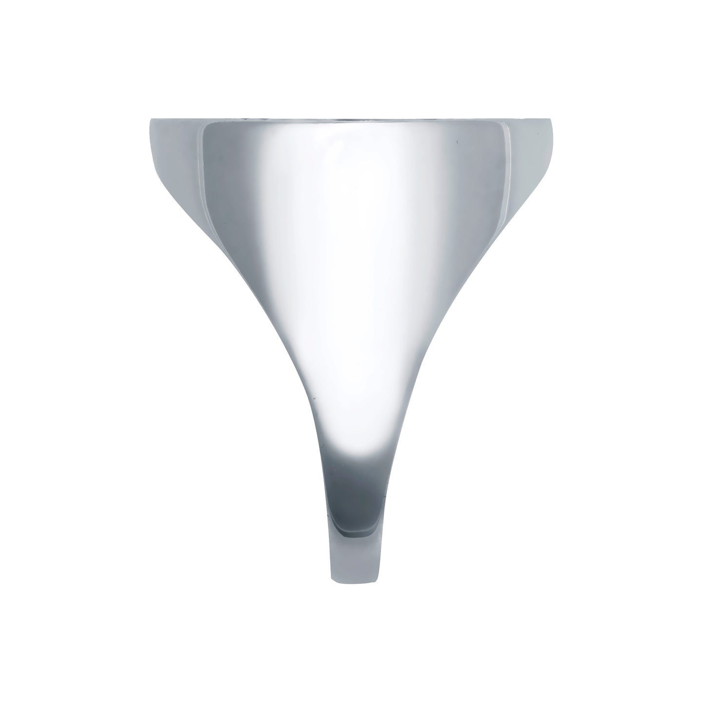 Solid Silver  Domed Polished St George Ring (Half Sov Size) - ARN112-H