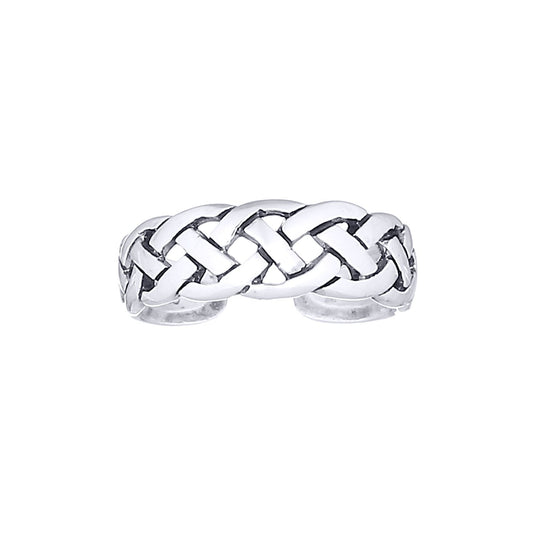 Silver Celtic Knot Toe Ring - ATR002