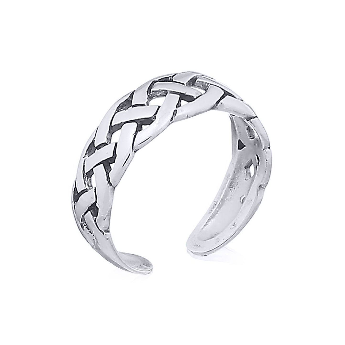 Silver  Celtic Knot Toe Ring - ATR002